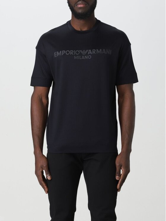 Emporio Armani Emporio Armani Tričko 3R1TDF 1JUVZ Tmavomodrá Regular Fit
