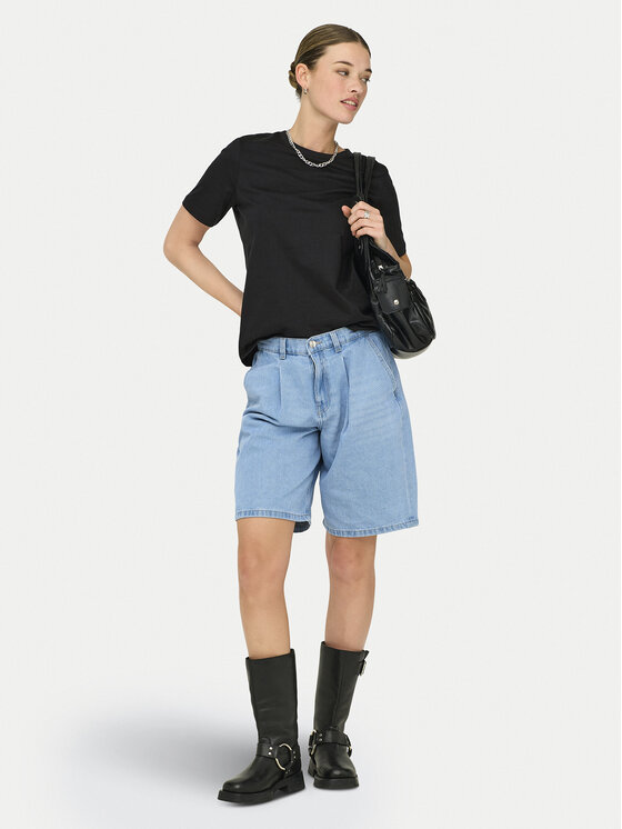 ONLY ONLY Футболка Freja 15367970 Чорний Regular Fit