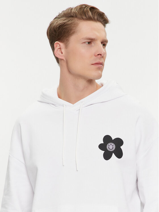 HUGO Hugo Суитшърт Nolumbine 50515648 Бял Relaxed Fit