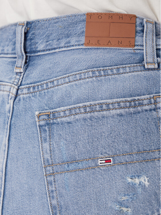 Tommy Jeans Tommy Jeans Pantaloni scurți de blugi Hot Pant Bi8036 DW0DW20575 Albastru Regular Fit
