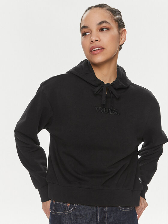 Vans Vans Суитшърт W Essential Ft Rlx Po VN000JF6 Черен Regular Fit