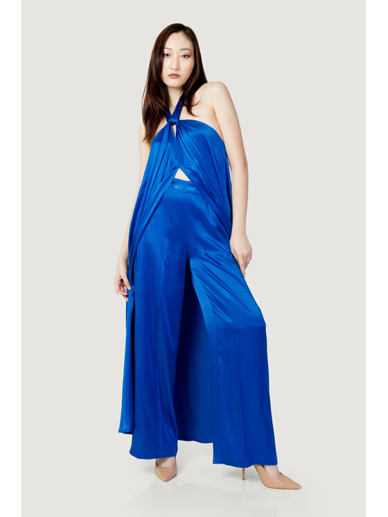 Hanny Deep Hanny Deep Jumpsuit DUE BENZ SATIN Blu Regular Fit