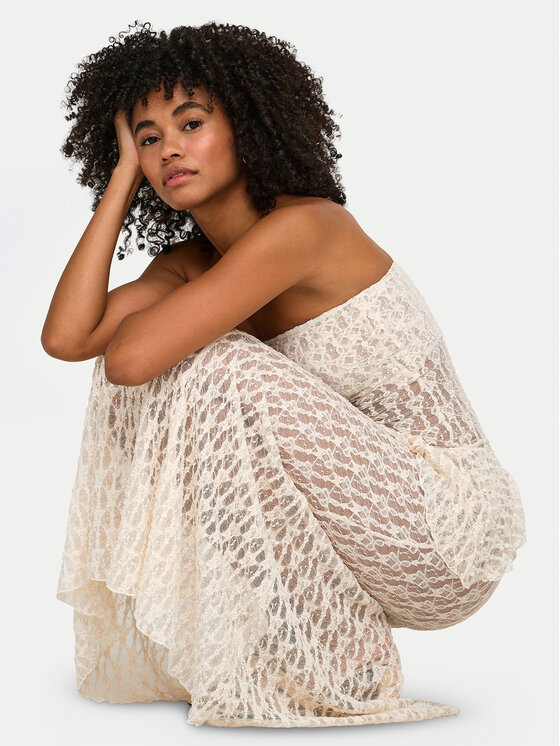ONLY ONLY Top Aya 15375823 Kreemjas Slim Fit