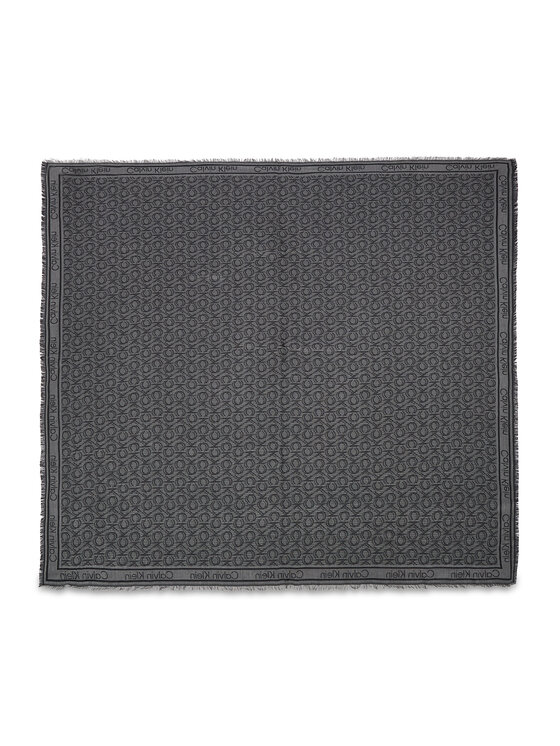 Calvin Klein Calvin Klein Foulard Monogram Jacquard Scraf K60K608779 Grigio
