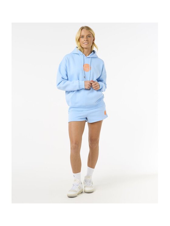 Rip Curl Rip Curl Bluza Icons Of Surf Heritage Hood Błękitny Relaxed Fit