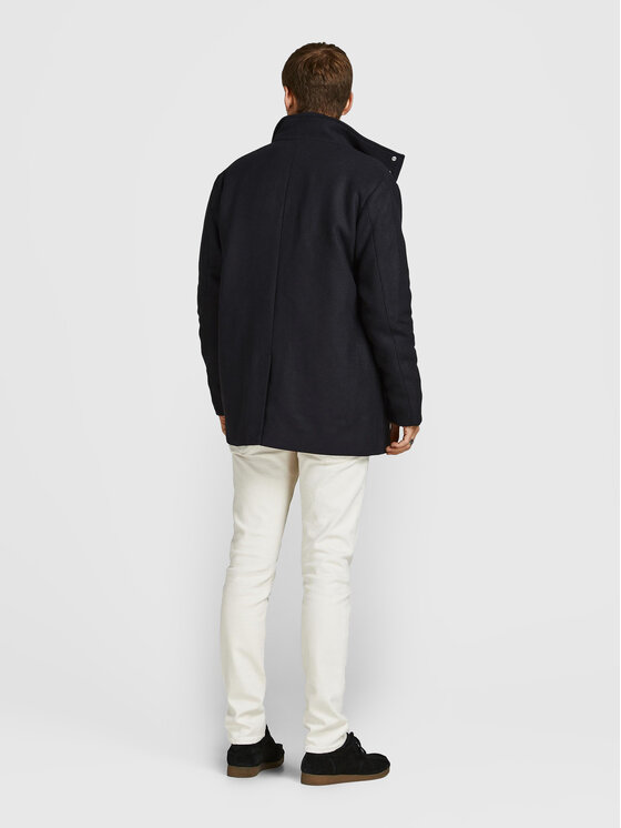 Jack&Jones Jack&Jones Vilnonis paltas Dunham 12189349 Juoda Regular Fit