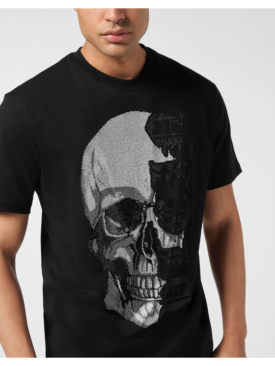 PHILIPP PLEIN PHILIPP PLEIN T-Shirt 26239 Czarny Regular Fit