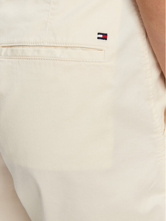 Tommy Hilfiger Tommy Hilfiger Šortky z materiálu WW0WW42457 Écru Regular Fit