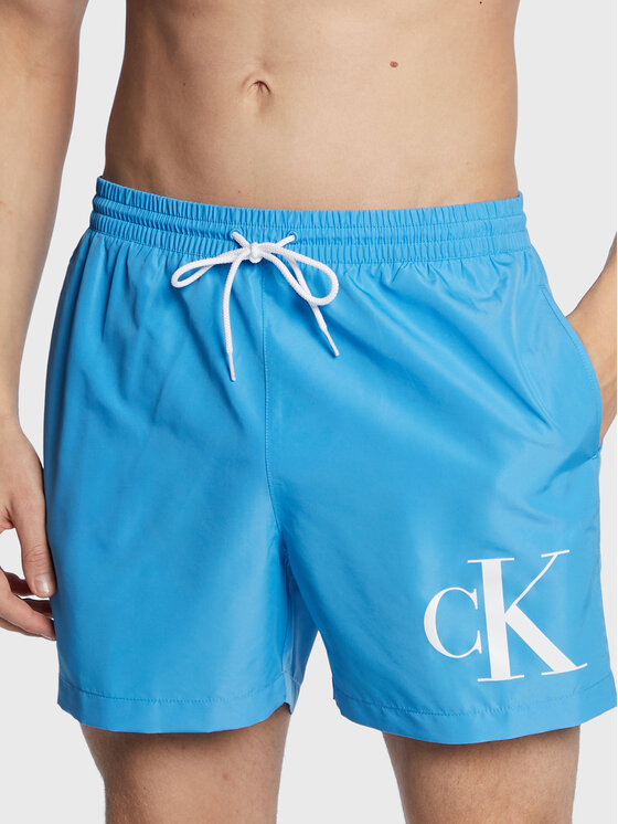 Calvin Klein Swimwear Kupaće Gaće I Hlače KM0KM00849 Plava Regular Fit