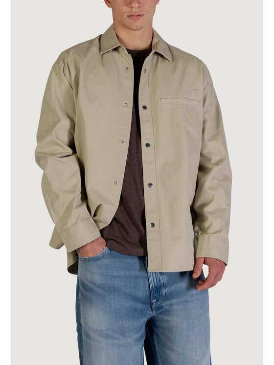 Calvin Klein Jeans Calvin Klein Jeans Giacca di pelle LV04RE109G Beige Casual Fit