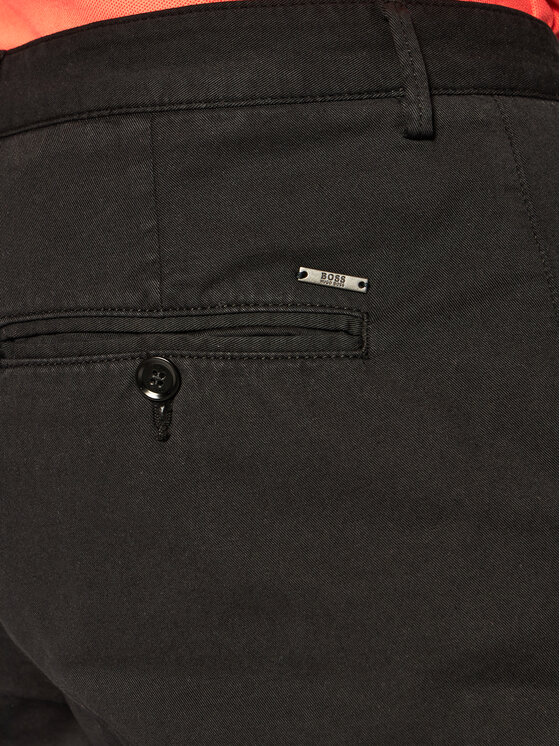 Pantaloncini di tessuto 50406679 Nero Slim Fit