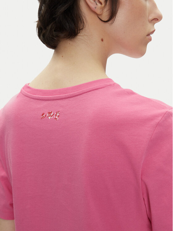 Pepe Jeans Pepe Jeans T-Shirt Rumer PL506072 Rosa Regular Fit