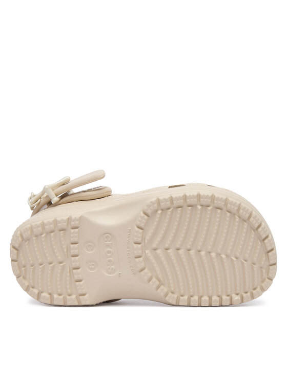 Crocs Crocs Шльопанці Classic Star Buckle Clog 214369 Світло-бежевий