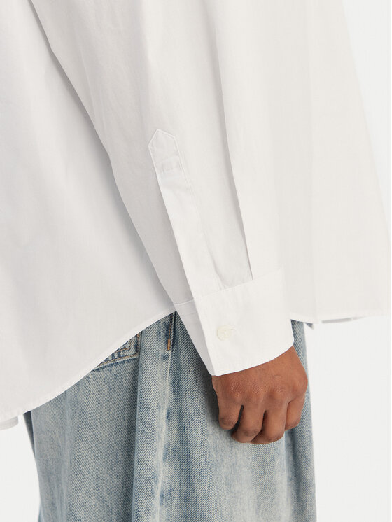 HUGO HUGO Košeľa Elisana B 50552146 Biela Oversize
