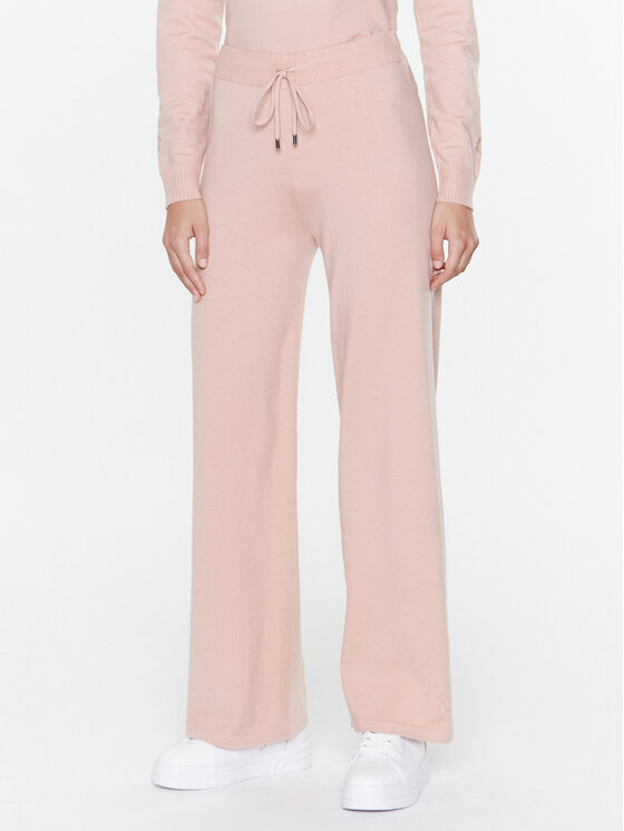 Liu Jo Sport Teplákové nohavice TA3049 MS005 Béžová Loose Fit