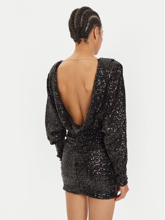 PINKO Pinko Koktejlové šaty Bernieri 104482 A29J Čierna Slim Fit