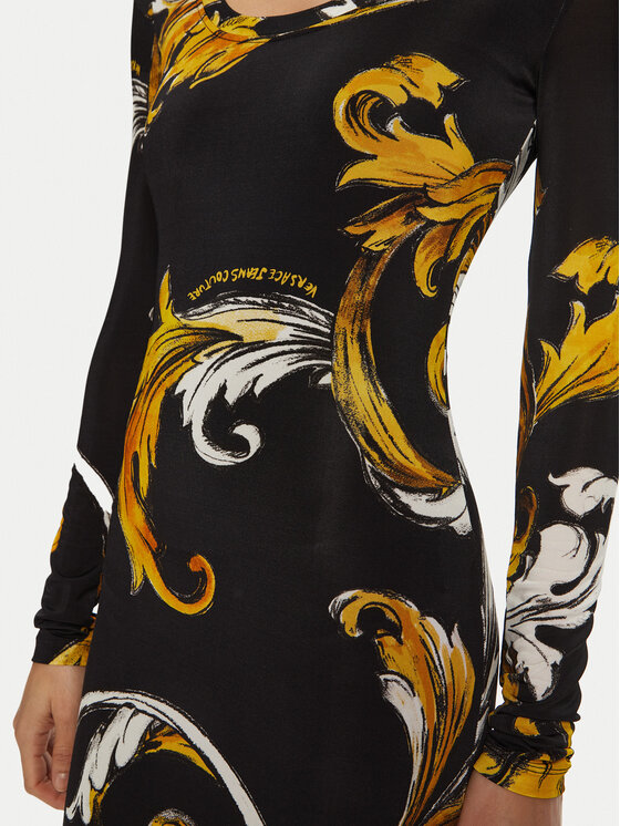 Versace Jeans Couture Versace Jeans Couture Vsakodnevna obleka 78HAO920 JS471 Črna Regular Fit