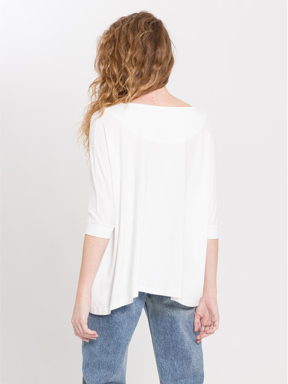 Cross Jeans Cross Jeans T-Shirt 55925-028 Beżowy Oversize