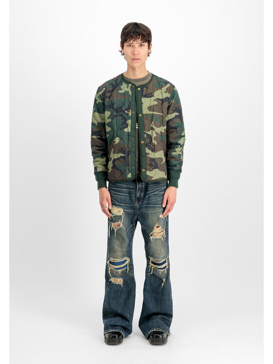 Alpha Industries Alpha Industries Kurtka outdoor Studio Liner Outdoor Jacket Khaki Loose Fit