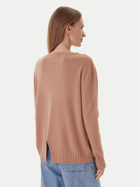 Kontatto Kontatto Pullover 3M0808C Beige Relaxed Fit
