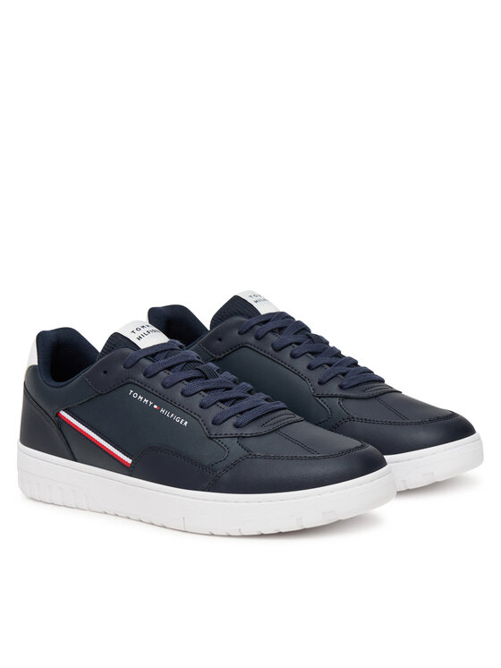 Tommy Hilfiger Tommy Hilfiger Tenisice Th Basket Core Stripes FM0FM05631 Tamnoplava