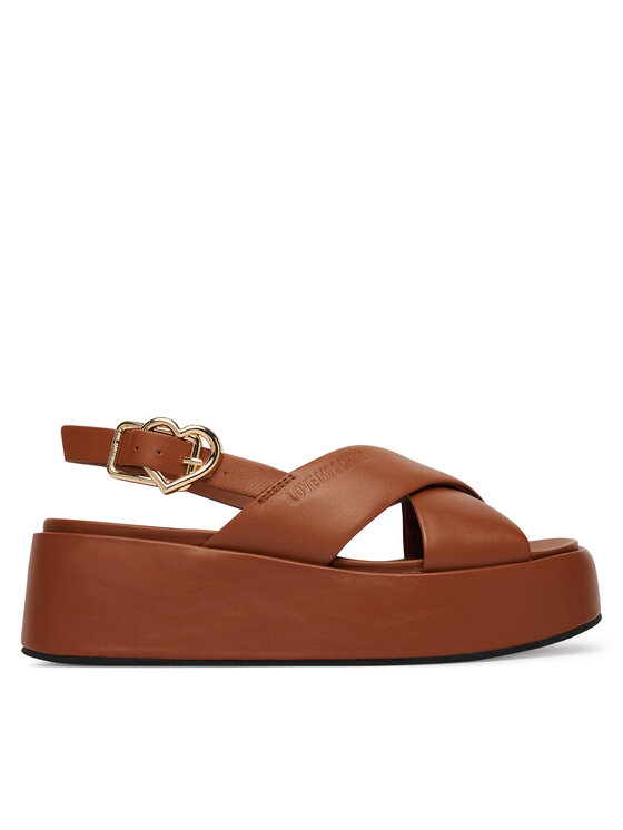 LOVE MOSCHINO LOVE MOSCHINO Szandál JA16137I0OIA0200 Barna