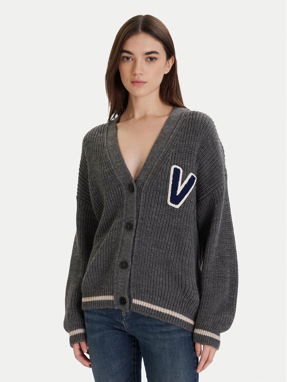 ViCOLO Cardigan 55072F Gri Regular Fit