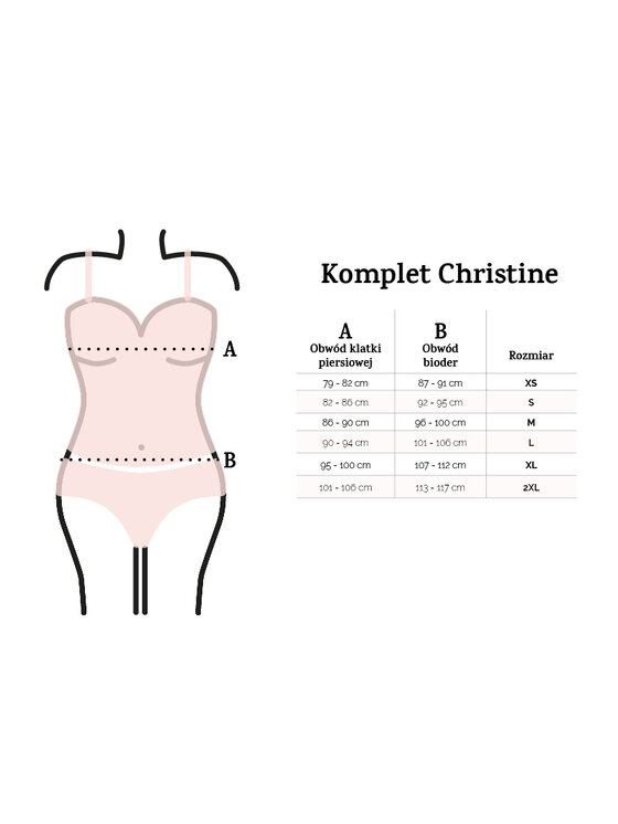 DKaren Lingerie DKaren Lingerie Komplet bielizny Christine Czerwony Classic Fit