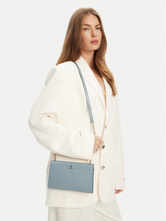 Furla Furla Geantă Camelia Mini Crossbody WE00528 ARE000 CN 3963S Albastru celest