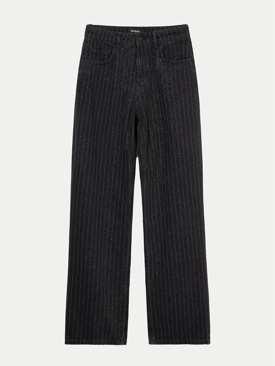 Desigual Desigual Джинси Beneida 24WWDD58 Чорний Straight Fit