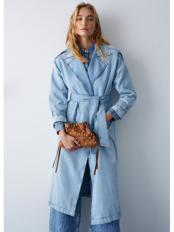 Liu Jo Liu Jo Trench UA6174D031979011 Blu Regular Fit