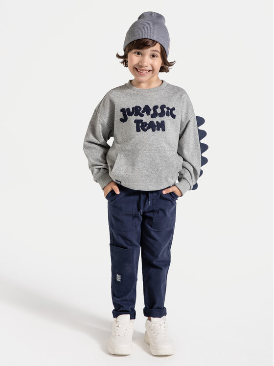 Coccodrillo Coccodrillo Суитшърт ZC4132101DBK Сив Regular Fit