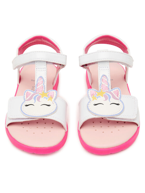 Geox Geox Sandalen J Sandal Joyfoot Gir J65P1C 000HH C1441 M Weiß