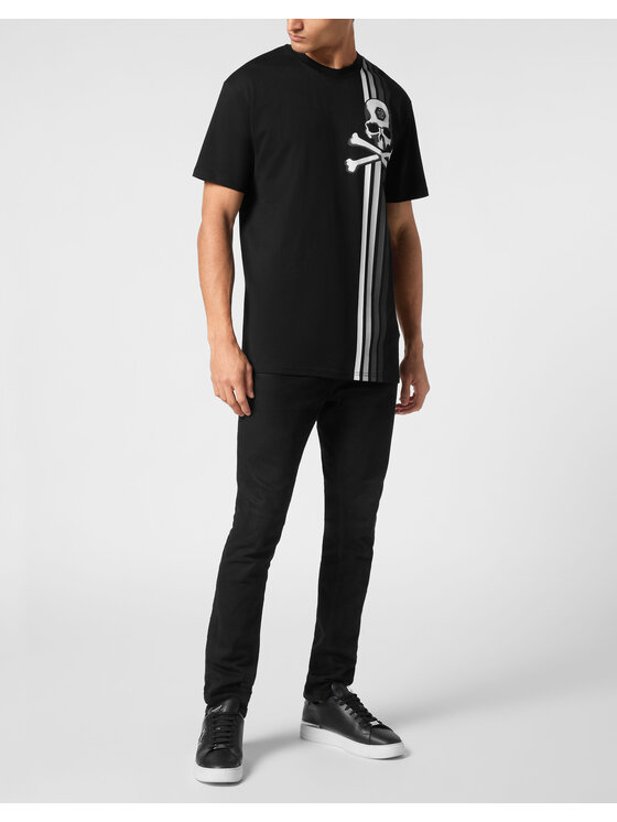 PHILIPP PLEIN PHILIPP PLEIN T-Shirt 22597 Czarny Regular Fit