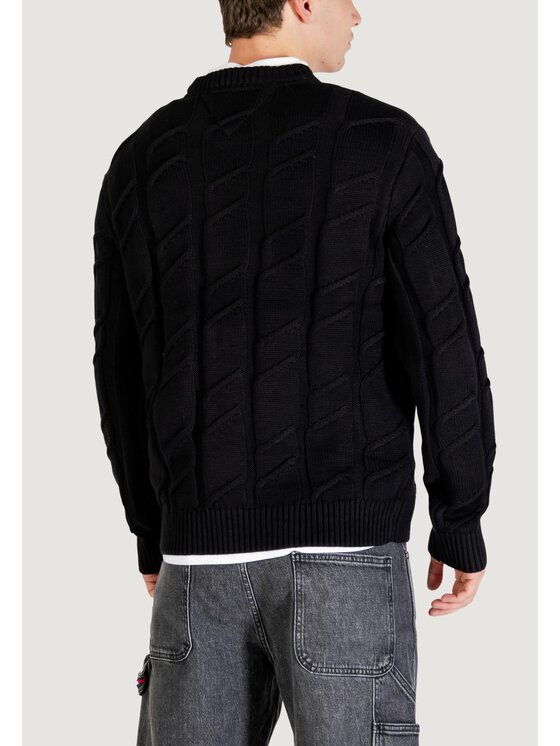 Tommy Jeans Tommy Jeans Πουλόβερ DM0DM22355 Μαύρο Casual Fit
