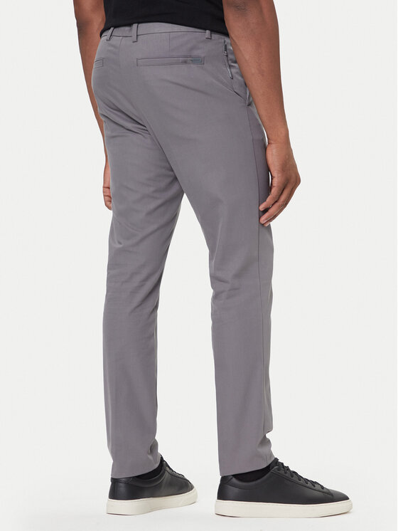 BOSS BOSS Чино панталони P-Kaiton1 50543945 Сив Slim Fit