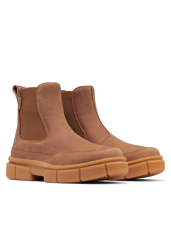 Sorel Sorel Kotníková obuv s elastickým prvkem Explorer Strt 2078061242 Hnědá