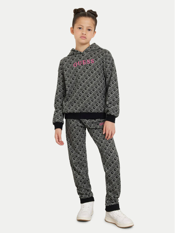 Guess Mikina J4YQ00 KA6R4 Čierna Regular Fit