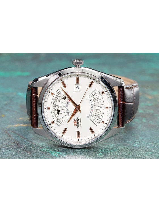 Orient Orient Zegarek RA-BA0009S3YB Brązowy