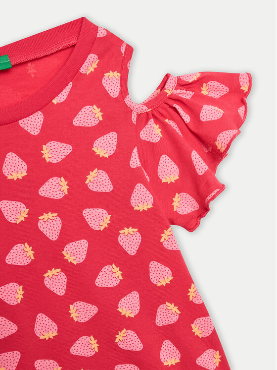 United Colors Of Benetton United Colors Of Benetton Повсякденна сукня 3M39GV00U Рожевий Regular Fit
