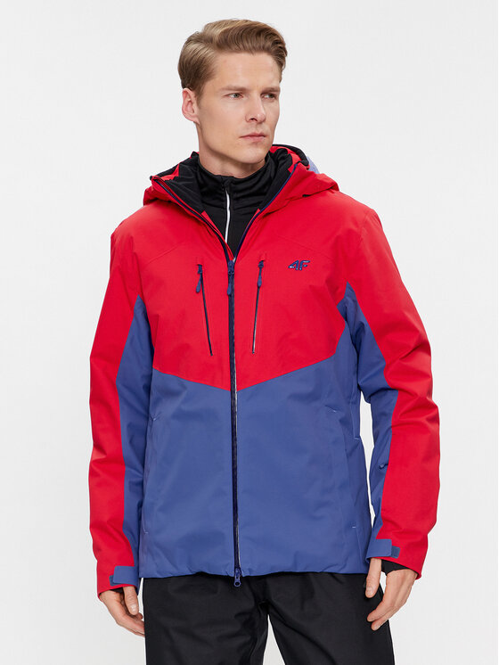 4F 4F Skijacke 4FAW23TTJAM284 Rot Regular Fit