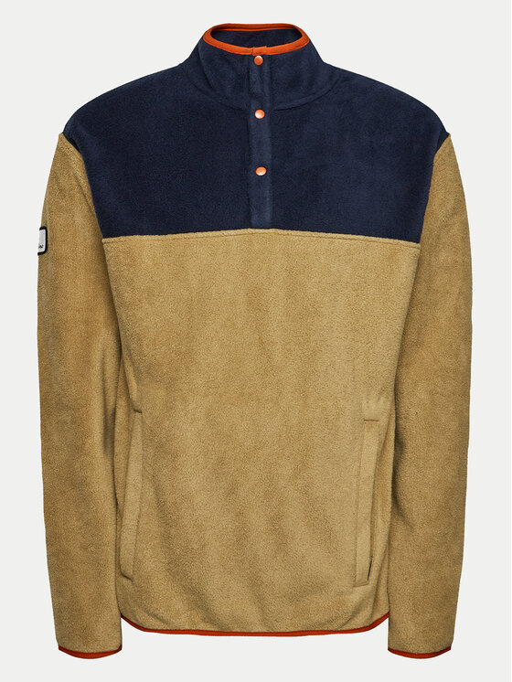 Viking Viking Bluza Bamboo Lakeside Man 740/25/2424 Brązowy Regular Fit