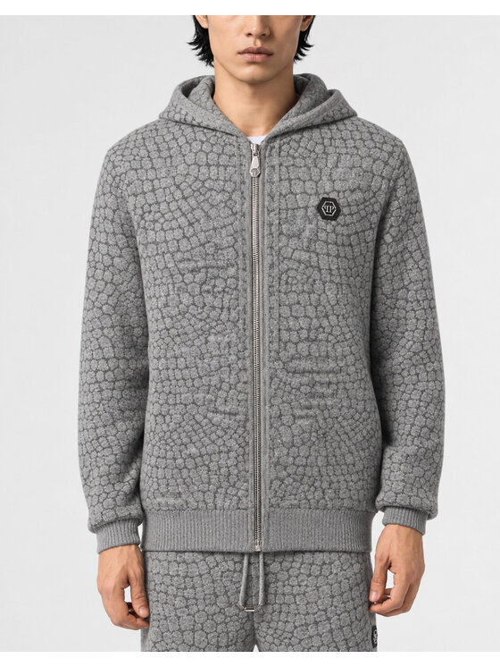 PHILIPP PLEIN PHILIPP PLEIN Kardigan 32062 Beżowy Regular Fit