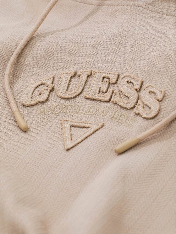Guess Guess Mikina 181820 Béžová Classic Fit