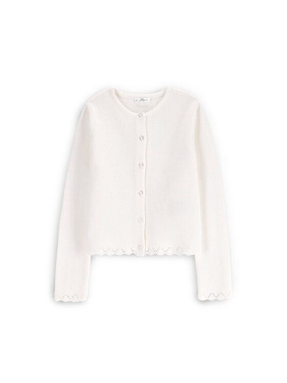 Coccodrillo Coccodrillo Kardigāns WC5172201EJG Écru Regular Fit