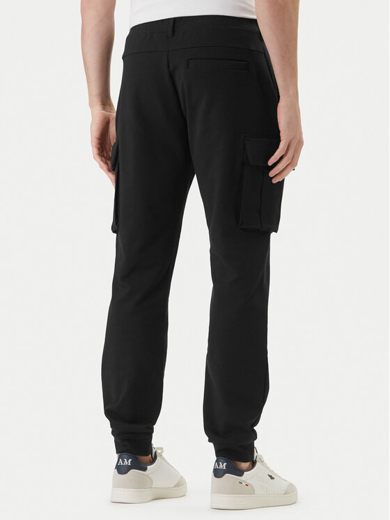 Aeronautica Militare Aeronautica Militare Donji dio trenerke 261PF1020UF00674 Crna Regular Fit