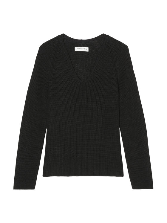 Marc O'Polo Marc O'Polo Megztinis 308 6059 60097 Juoda Regular Fit