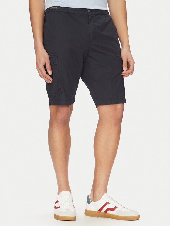 Paul&Shark Bavlnené šortky 25414025 Tmavomodrá Regular Fit
