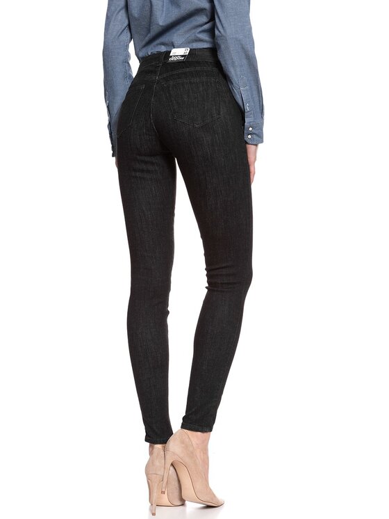Wrangler Wrangler Jeansy SKINNY Czarny Skinny Fit