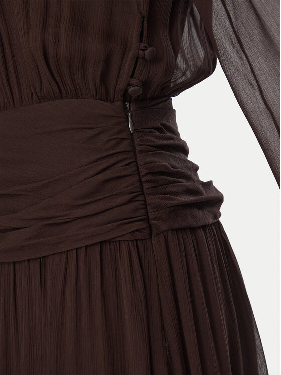 Marella Marella Φόρεμα κοκτέιλ Garza 2623226101 Καφέ Regular Fit